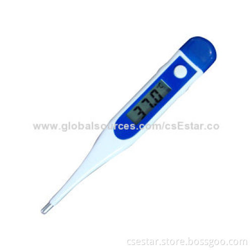 Electronic digital thermometer, quick measurement and memory function